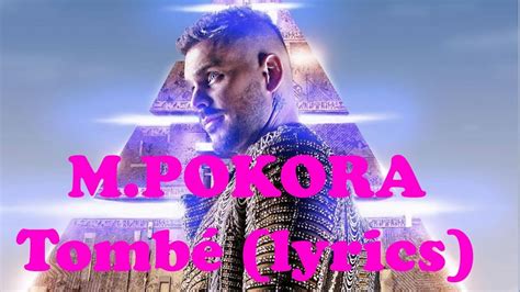 m pokora online|m pokora tombe.